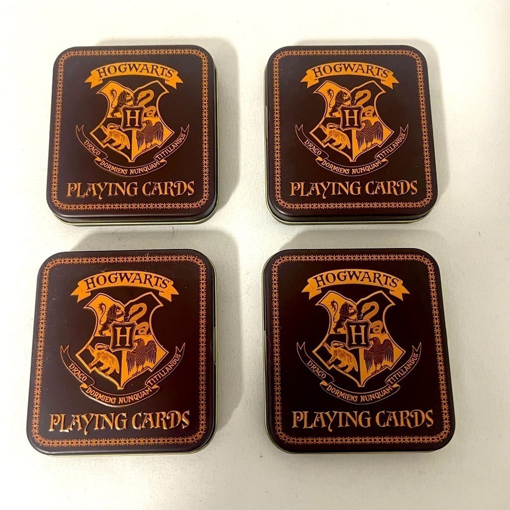Harry Potter Wizarding World Hogwarts Playing Cards Tin Paladone New Bundle (4)